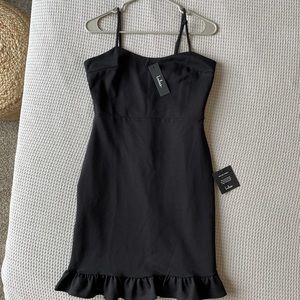 Lulu’s Black Bodycon Mini Dress—BRAND NEW